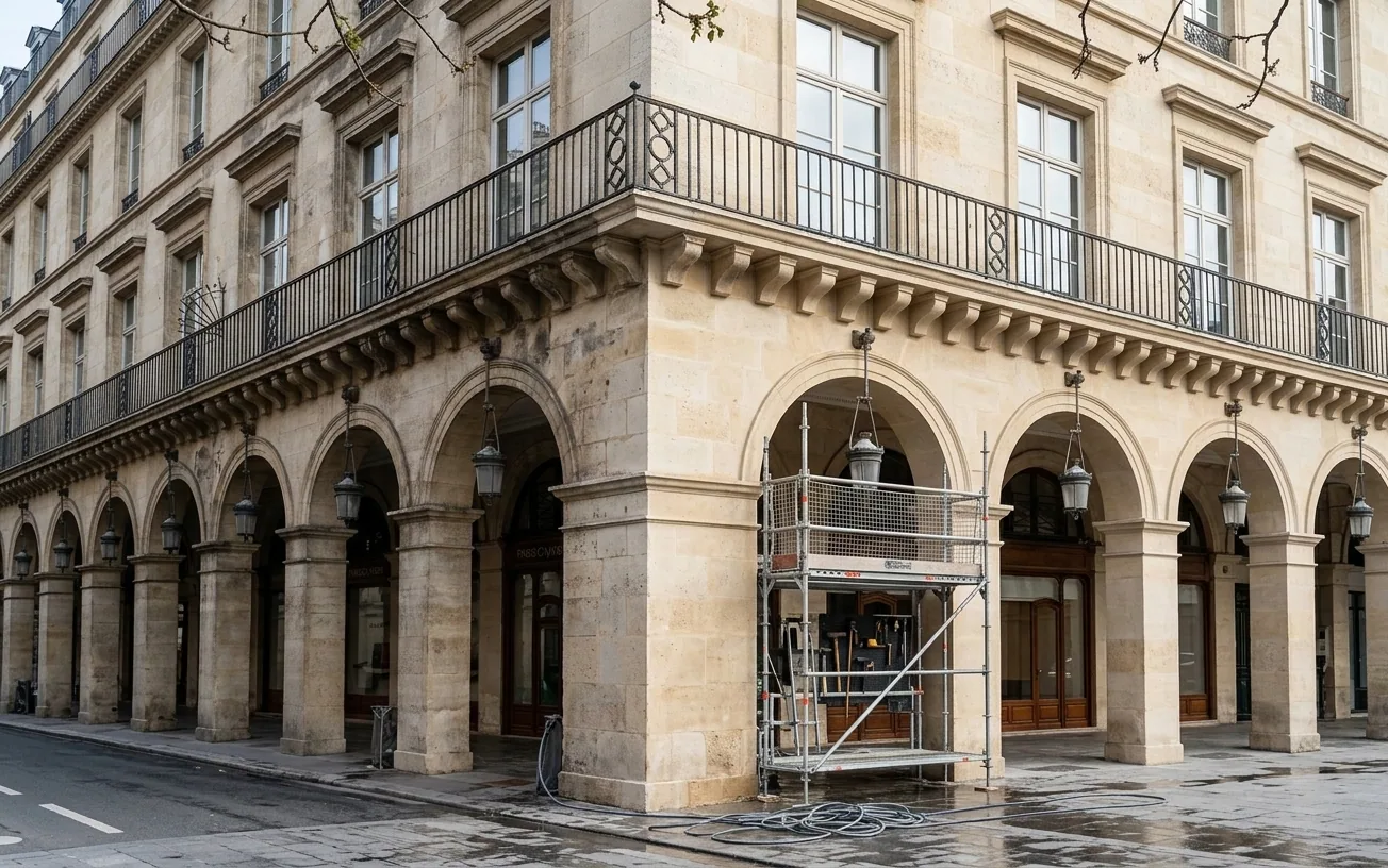 Ravalement d'immeuble haussmannien à evry Ravalement d'immeuble haussmannien à evry